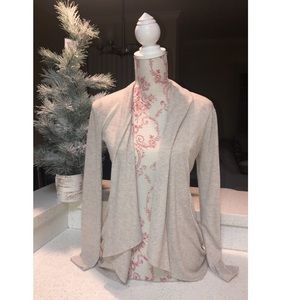 Khaki cotton cardigan!